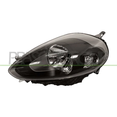 Billede af PRASCO FT3444924 Forlygter venstre H4 sort FIAT: Punto III Hatchback, Evo Hatchback