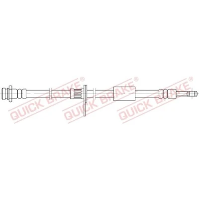 Billede af QUICK BRAKE 58.850 Bremseslange 378 SUZUKI: SWIFT 4