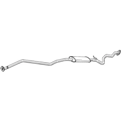 Billede af BOSAL 293 011 Midterste Lyddæmper BMW: 3 Touring, Sedan
