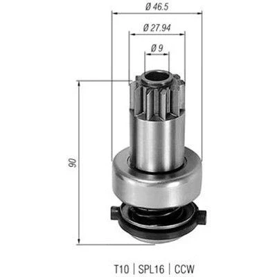Billede af MAGNETI MARELLI 940113020305 Spidshjul, starter