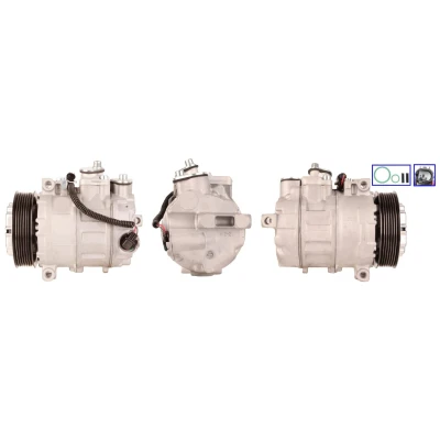 Billede af ELSTOCK 51 0279 Kompressor PAG 46 R134a med pakninger MERCEDES BENZ: C klasse Sedan