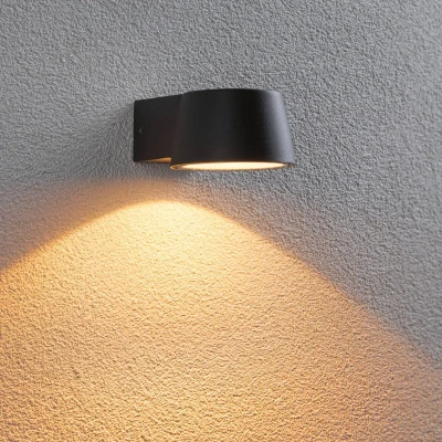Billede af Paulmann Capea udendørs væglampe antracit aluminium