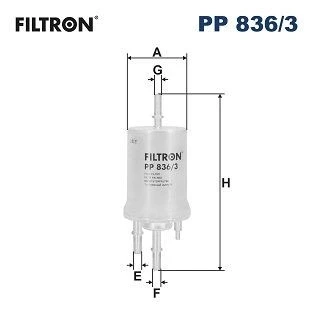 Billede af Brændstof filter FILTRON PP 836/3