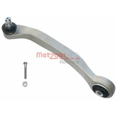 Billede af METZGER 58009912 Bærearm KIT + med bære /styreled, gummileje højre foraksel, foran, oppe krydsarm Aluminium AUDI: A6 C6 Avant, Sedan