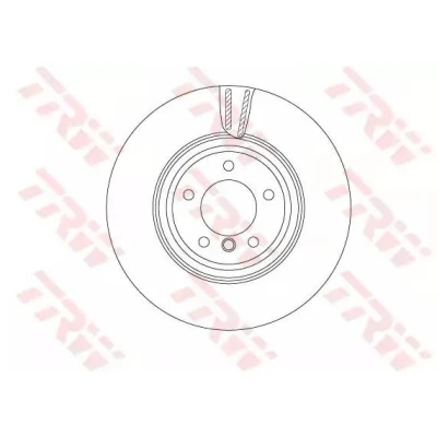 Billede af TRW DF4775S Bremseskiver 348 30 5 120 ventileret lakeret BMW: 3 Touring, Sedan, X1