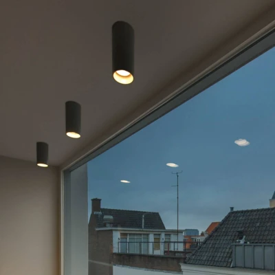 Billede af SLV Asto Tube downlight GU10 1 lyskilde, sort