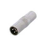 Billede af XLR Adapter 3 Pin Han Sølv