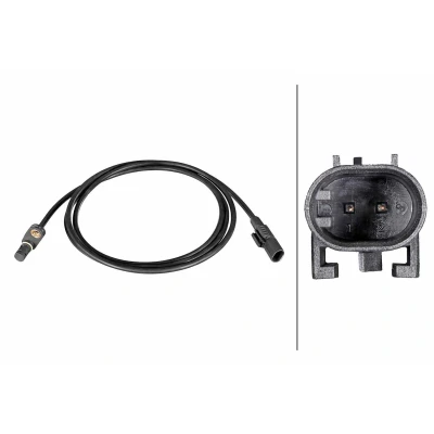 Billede af HELLA 6PU 358 216 761 ABS Sensor Hall princip 2 polet 1742mm MERCEDES BENZ: Sprinter 3.5 T Ladvogn/Chassis