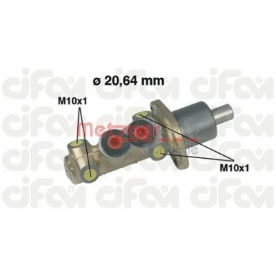 Billede af METZGER 202 059 Bremsehovedcylinder 4 20,6 CIFAM PEUGEOT: 205 II Hatchback, RENAULT: Rapid Van