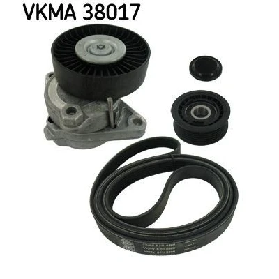 Billede af SKF VKMA 38017 Kileribberem uden spændedæmper, strammehjul MERCEDES BENZ: C klasse Sedan, ML