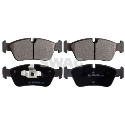 Billede af SWAG 20 91 6531 Bremseklodser foraksel Forberedt til slidindikator med stempelklips BMW: 3 Sedan, 1 Hatchback