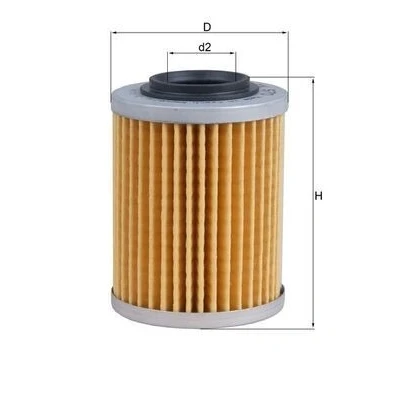 Billede af MAHLE ORIGINAL OX 970 Oliefilter Filterindsats