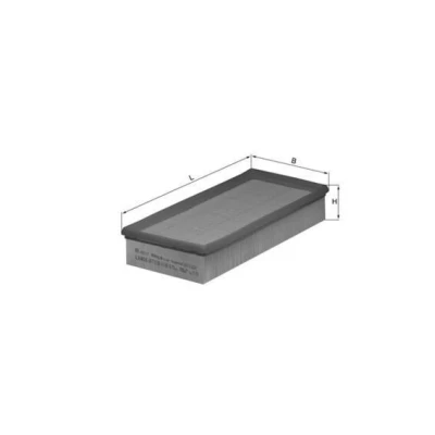 Billede af MAHLE ORIGINAL LX 408 Luftfilter 57,0 150 325,0, 325,0 Filterindsats BMW: 5 Sedan, Touring