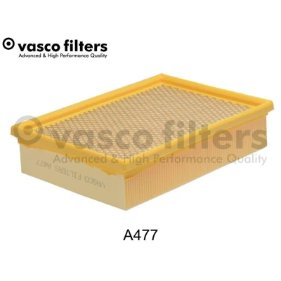 Billede af DAVID VASCO A477 Luftfilter 57 184 258 rektangulær Filterindsats FORD: Escort 6 Cabrio, 5