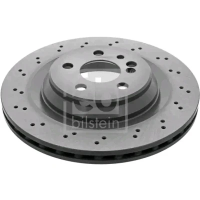 Billede af FEBI BILSTEIN 43943 Bremseskiver bagaksel 330,2 26 5 112 perforeret/indv. ventileret coatet højkarboniseret MERCEDES BENZ: S klasse Sedan
