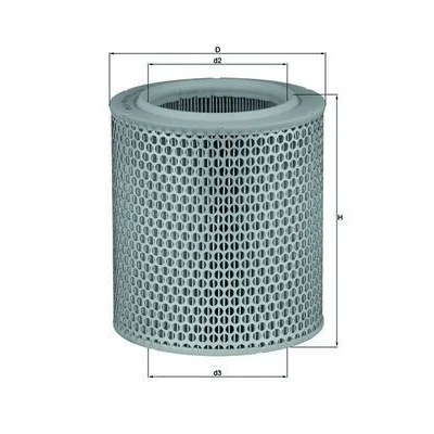 Billede af MAHLE ORIGINAL LX 478/1 Luftfilter 180,5 158,0, 158 Filterindsats BMW: 3 Sedan, 1 Hatchback, 4 Gran Coupe, VOLKSWAGEN: Golf 5, Transporter