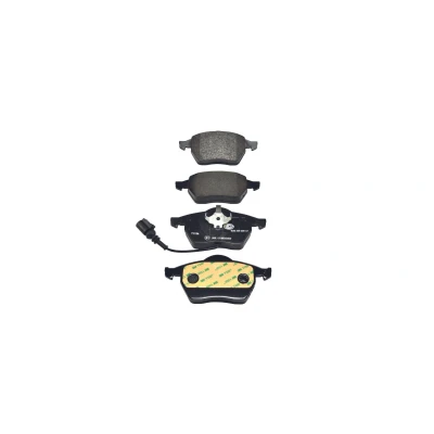 Billede af HELLA 8DB 355 008 471 Bremseklodser med indbygget slid advarselskontakt VOLKSWAGEN: GOLF 4, Polo IV Hatchback, 3, AUDI: TT Coupe, A3 Hatchback