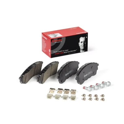 Billede af BREMBO P 24 225 Bremseklodser med akustisk advarsel for slid bremsecaliperskruer tilbehør FORD: Ranger Mk3