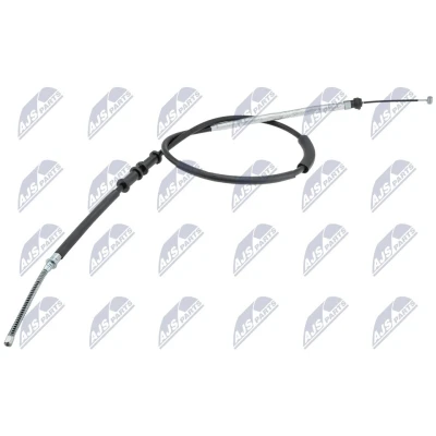 Billede af NTY HLR FT 000 Håndbremsekabel bagved til venstre 1375, 1641mm Tromlebremse FIAT: Grande Punto Hatchback, Evo Hatchback