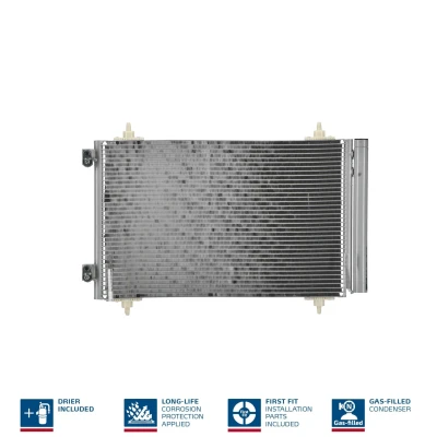 Billede af NISSENS 940111 Kondensator med tørrer Aluminium 588 R 134a TOYOTA: Proace I Van / Stationcar, CITROËN: Jumpy II MPV