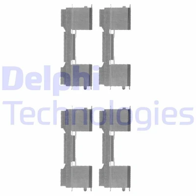 Billede af DELPHI LX0478 Tilbehørssæt, skivebremsebelægning FIAT: Ducato III Bus, Ladvogn / Chassis, IVECO: Daily 6