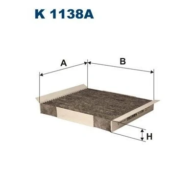 Billede af Filter, indvendig luft FILTRON K 1138A
