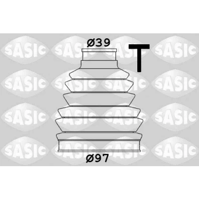 Billede af SASIC 1900005 Drivakselmanchet hjulsidet Termoplast CITROËN: C5 3, II Stationcar, III Stationcar