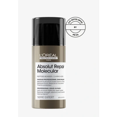 Billede af L&#039;OREAL Professionnel Serie Expert Absolut Repair Molecular Leavein Hårmaske, Størrelse: 100 ml,