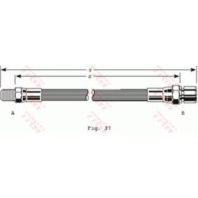 Billede af TRW PHB119 Bremseslange 170 3/8 24 FIAT: 125 Sedan