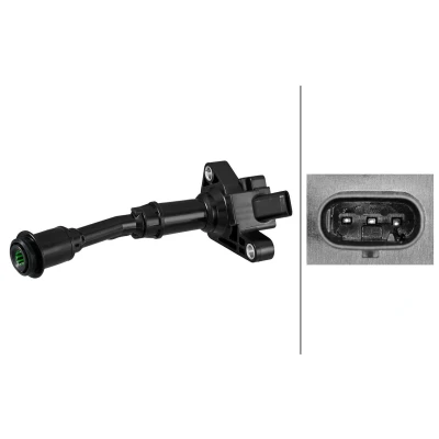 Billede af HELLA 5DA 358 101 451 tændspole 3 polet Tændrørsholder FORD: KUGA 2, FOCUS Turnier
