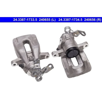 Billede af ATE 24.3387 1734.5 Bremsekaliber Aluminium uden holder CITROËN: C3 II, C4 II Cactus, Picasso, PEUGEOT: 207 SW, 208 I Hatchback, Hatchback