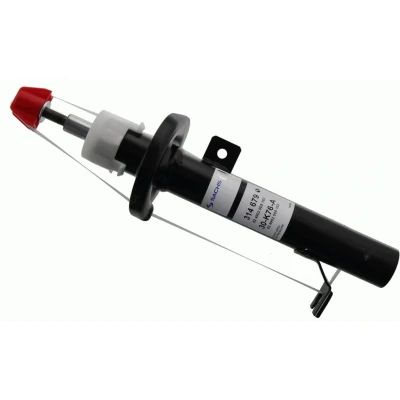 Billede af SACHS 314 679 Støddæmper venstre Gastryk dobbeltrør Fjederben øverste stift FORD: FIESTA 5, MAZDA: 2 Hatchback