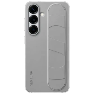 Billede af Samsung Standing Grip Silikone Back Cover Grå Galaxy S25