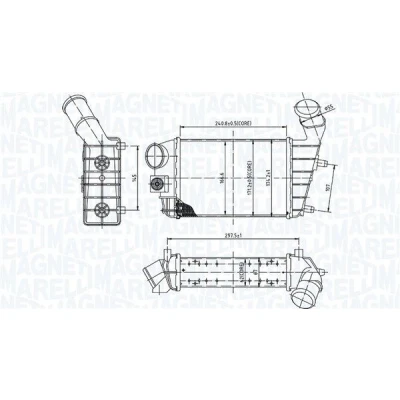 Billede af MAGNETI MARELLI 351319204460 Intercooler