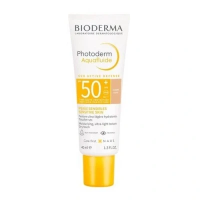 Billede af Solbeskyttelse med farve Bioderma Photoderm Aquafluide Light SPF 50+ 4