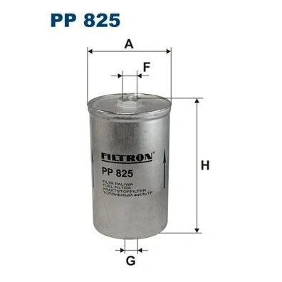 Billede af FILTRON PP 825 Brændstoffilter Påskruet filter VOLKSWAGEN: GOLF 2, Scirocco II, VOLVO: 940 I Sedan, 240 Stationcar, 740 Stationcar