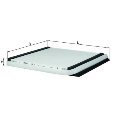 Billede af Filter, indvendig luft MAHLE ORIGINAL LA 8