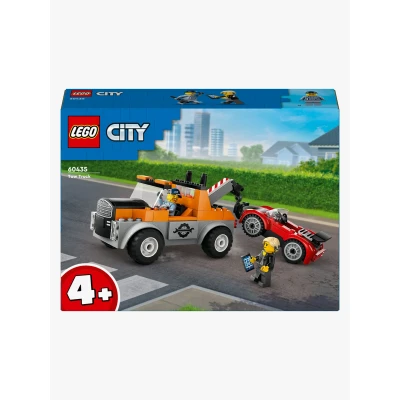 Billede af LEGO City 60435 Kranvogn og sportsvognsreparation