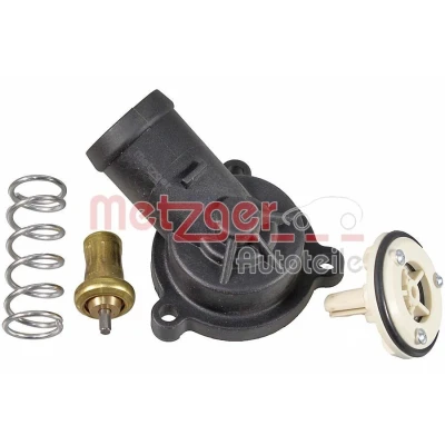 Billede af METZGER 4006476 Termostat 105 med fjeder, pakning låg venstre VOLKSWAGEN: Golf 5, Polo IV Hatchback