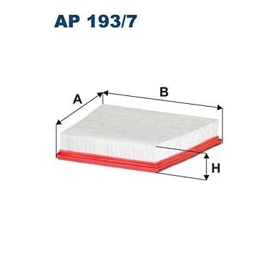 Billede af FILTRON AP 193/7 Luftfilter 49,5 191,5 Filterindsats LAND ROVER: Range Rover Velar, JAGUAR: XF Sportbrake