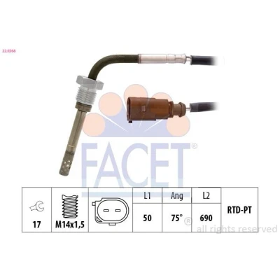 Billede af FACET 22.0268 Sensoren AUDI: Q7
