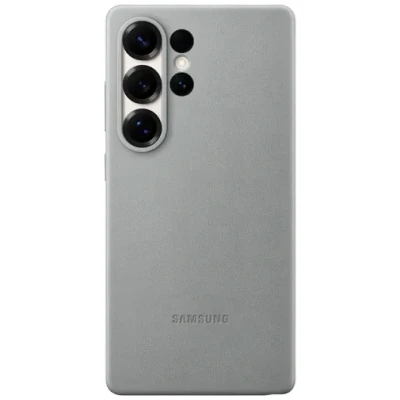 Billede af Samsung Kindsuit Pu Læder Back Cover Grå Galaxy S25 Ultra