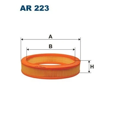 Billede af FILTRON AR 223 Luftfilter 56 275 Filterindsats FORD: Sierra Mk2 Sedan, Mk1 Hatchback, SCORPIO 1