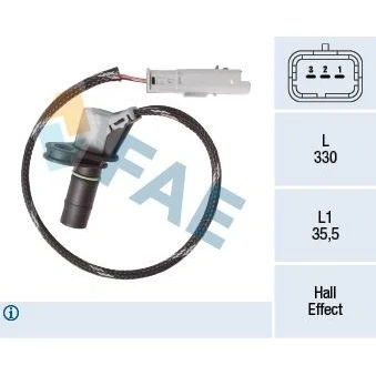 Billede af Omdrejningssensor, manuelt gear FAE 79464