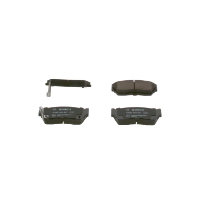 Billede af BOSCH 0 986 460 997 Bremseklodser Low Metallic med akustisk advarsel for slid anti knirke plade