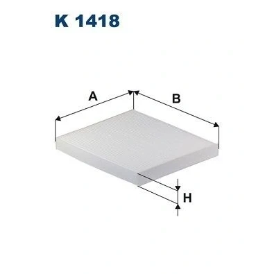 Billede af FILTRON K 1418 Kabinefilter Partikelfilter 288 245 30 VOLVO: XC40, POLESTAR: Polestar 2