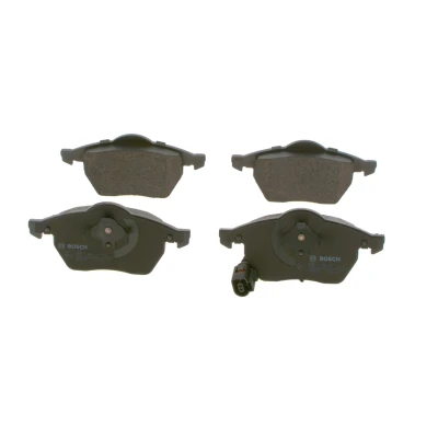 Billede af BOSCH 0 986 494 018 Bremseklodser Low Metallic med indbygget slidsensor stempelklips VOLKSWAGEN: GOLF 4, Polo IV Hatchback, 3