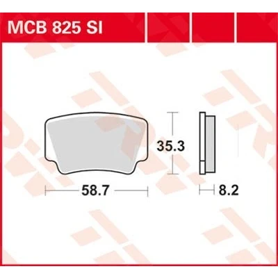 Billede af TRW Sinter Offroad MCB825SI Bremseklodser