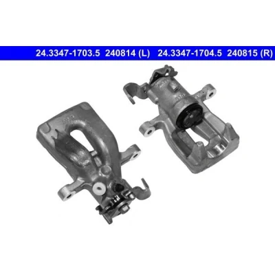 Billede af ATE 24.3347 1704.5 Bremsekaliber uden holder RENAULT: Clio 3, III Grandtour, Modus / Grand