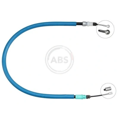 Billede af A.B.S. K13845 Håndbremsekabel 829 Skivebremse CITROËN: C4 II Hatchback, PEUGEOT: 3008 I